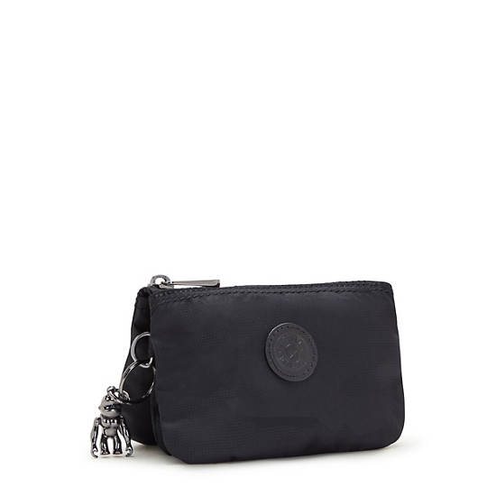 Kipling Creativity Small Classic Pouch Bags Black Camo Embossed | CA 2105NW